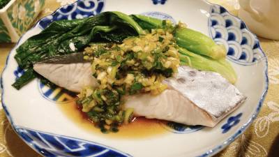 さわらのねぎソース