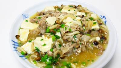 豚肉と豆腐の中華風うま煮