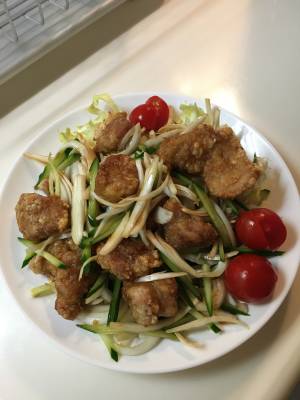 新たまねぎの酢豚