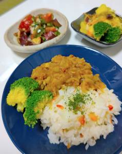 さつまいもの塩カレー