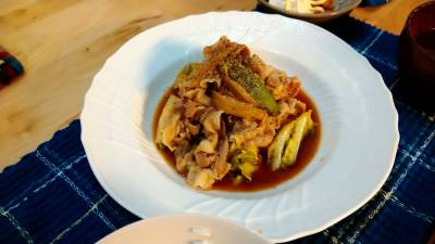 春キャベツの豚しゃぶ煮