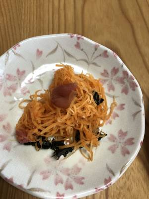 にんじんの梅のりあえ