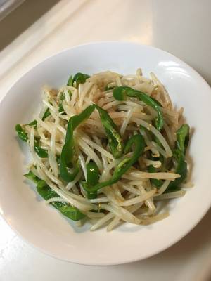 もやしとピーマンのナムル