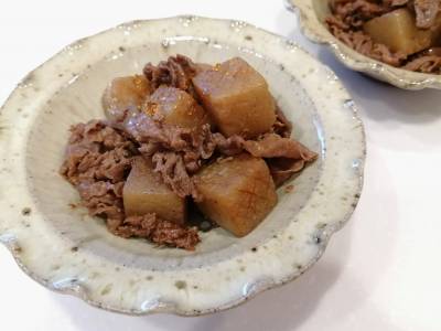 牛肉とこんにゃくのあっさり煮