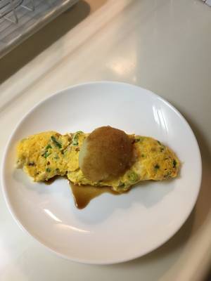 和風チーズオムレツ