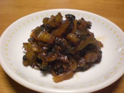 セロリのつくだ煮