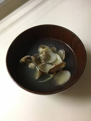 あさりのスープ