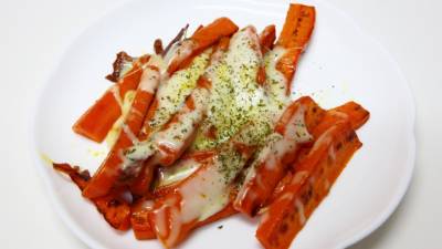 春にんじんのチーズ焼き