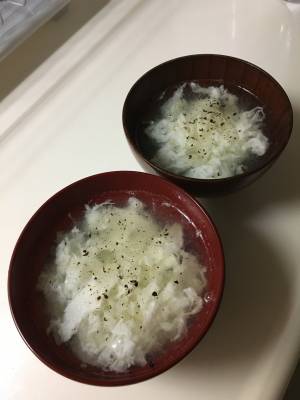 洋風かきたまスープ