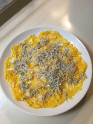 じゃこねぎの卵焼き