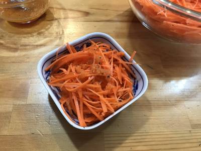 ダブル春にんじんサラダ