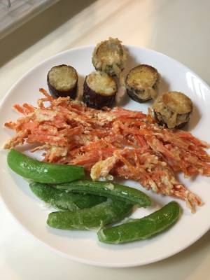 スナップえんどうの天ぷら