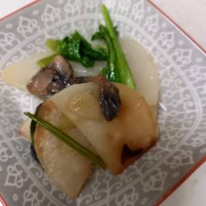 かぶのオイル蒸し煮