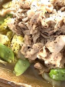 春キャベツの豚しゃぶ煮