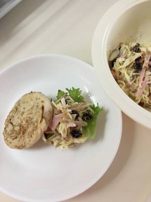 えのきとキャべツのサンドイッチの素