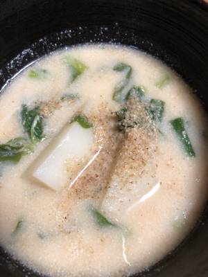 ふろふきかぶのごま汁