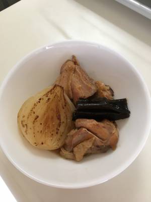 トロっと新たまと手羽元のツヤツヤ煮