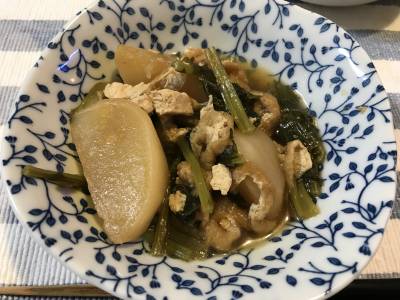 小かぶの炒め煮