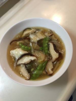 白身魚のとろみスープ