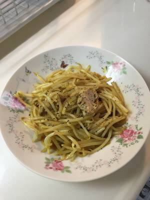 ツナもやし炒め