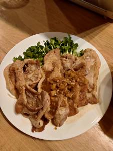豚のしょうが焼き