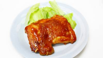 鶏肉のケチャップウスター焼き