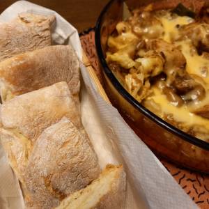 簡単網焼きパン