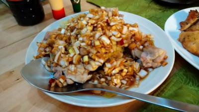 鶏肉と野菜の簡単蒸し