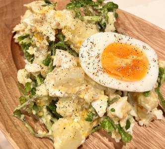 クレソンのポテトサラダ