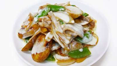 豚肉と春野菜のホットサラダ