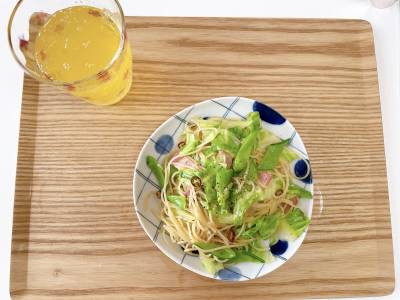 春野菜のペペロンチーノ