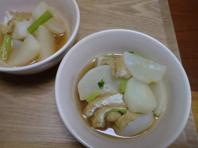 小かぶの炒め煮