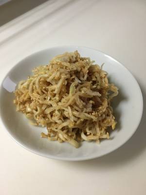 切り干し大根のしょうがごまあえ