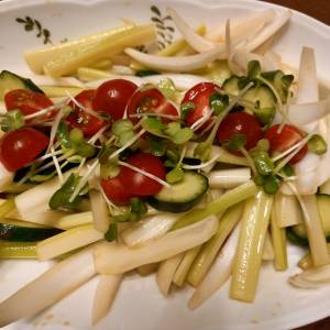 新たまねぎとセロリのマリネ