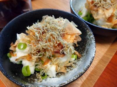 長芋のじゃこオイルサラダ