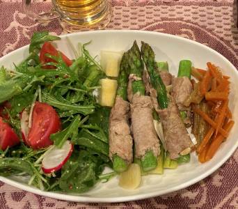 アスパラの肉巻き