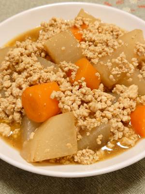 大根の和風カレー炒め煮