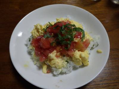 トロトロしそチーズオムライス