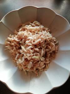 切り干し大根のしょうがごまあえ