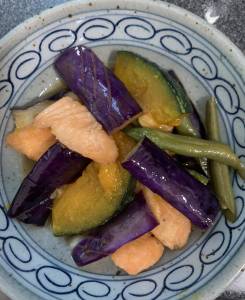 さけとなすの南蛮漬け