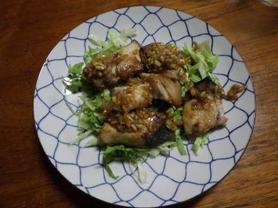 ぶりのねぎだれから揚げ