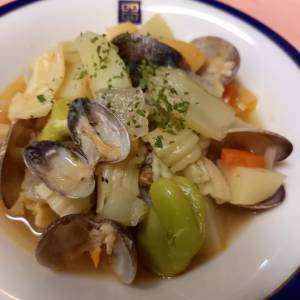 あさり入りミネストローネ