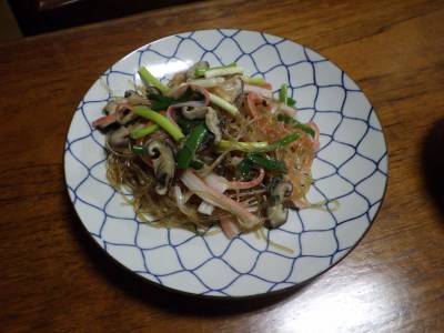 中国風春雨サラダ