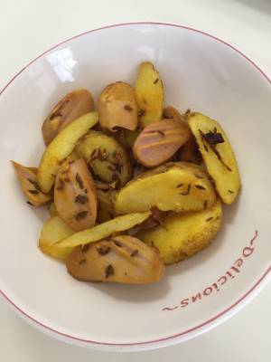 じゃがいものスパイシー炒め