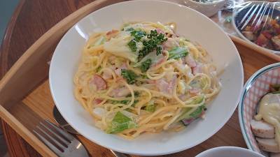 春キャベツのシンプルパスタ