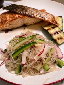 春雨としゃぶしゃぶ肉のタイ風サラダ