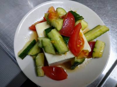 塩豆腐サラダ