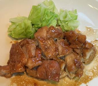 鶏肉のしょうゆ煮