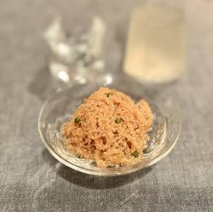 たらこと糸こんにゃくのさんしょういり煮