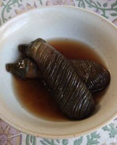 秋なすの煮物